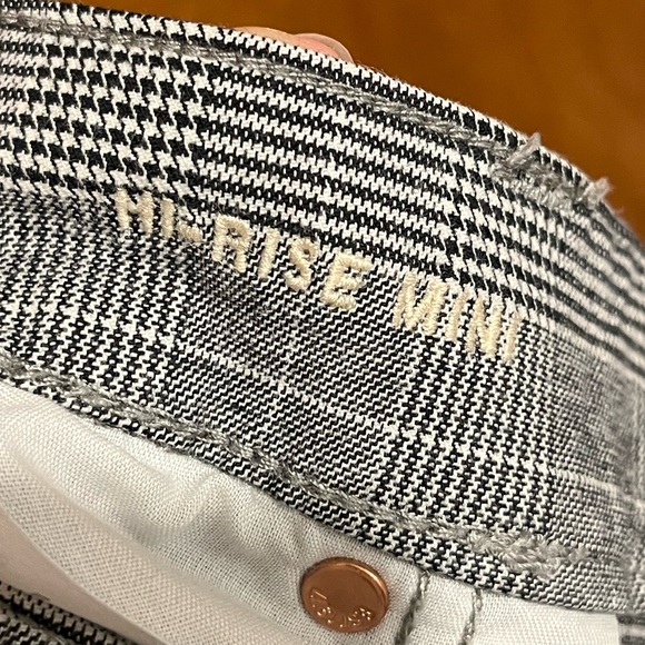 AMERICAN EAGLE gray plaid high rise mini skirt - Picture 7 of 7